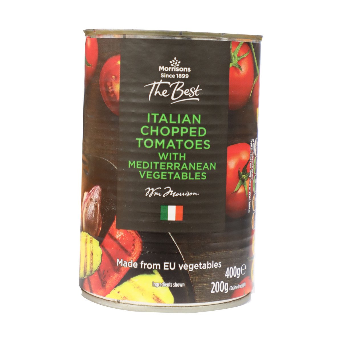 Morrisons The Best Italian Chopped Tomatoes with Mediterranean Vegetables 400 g