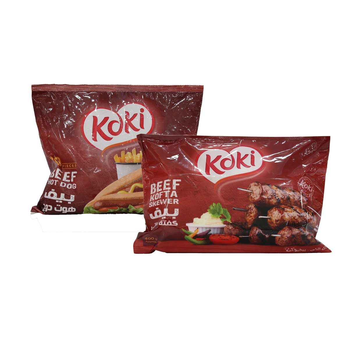 Koki Beef Hot Dog 30pcs + Beef Kofta 400 g