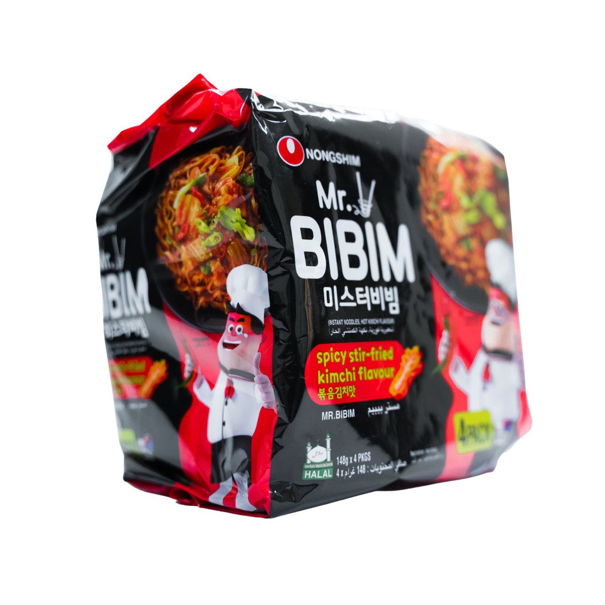 Nongshim Mr. Bibim Spicy Stir Fried Kimchi Flavour Instant Noodles 148 g