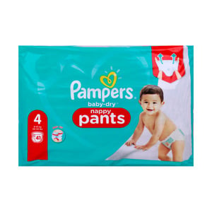 Pampers Baby-Dry Nappy Pants Diaper Size 6 15+ kg 66 pcs Online at Best  Price, Baby Trainer Pants