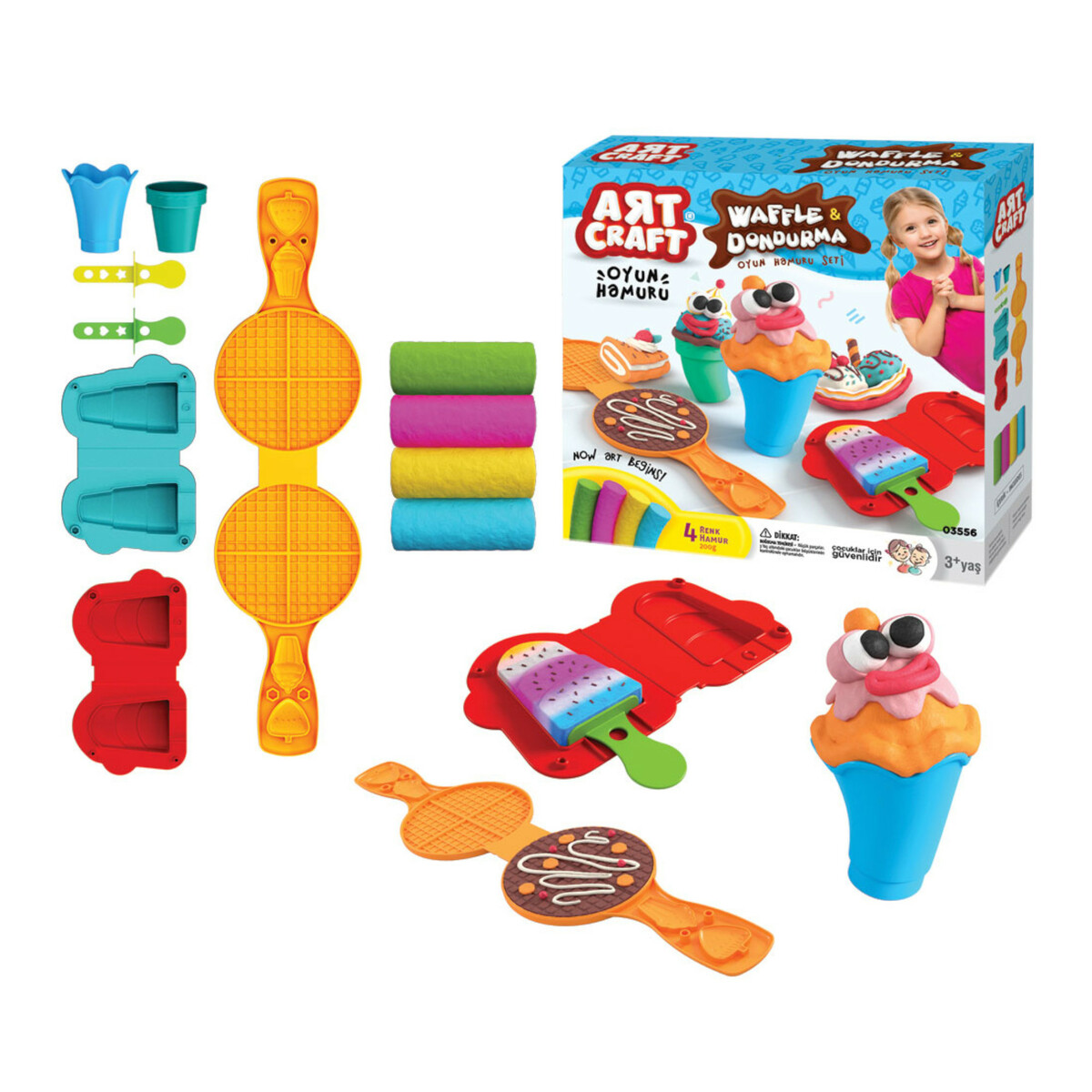 Dede Waffle & IceCrem Douhg Set 03556