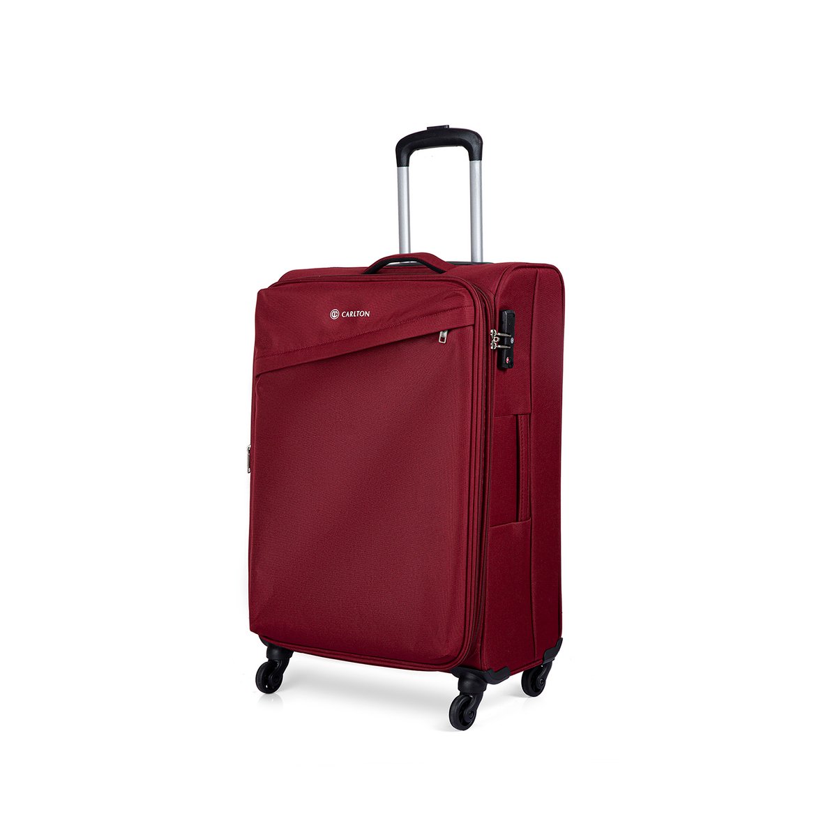 Carlton Lords 4 Wheel Soft Trolley, 80 cm, Red