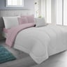 Maple Leaf Comforter Set 6pcs Set 240x260cm Queen White