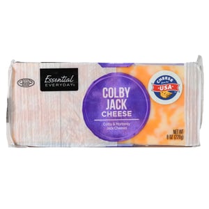 Essential Everyday Colby And Monterey Jack Cheese 226 g