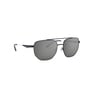 Armani Exchange Sunglass 2033-61136G59 Semi Square Black