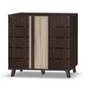 Maple Leaf Shoe Cabinet 3DoorWeng Karem,Size:110x34.5x94Cm(LxWxH)