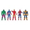 Marvel Action Figure 5-Pack, 6-inch Figures, Iron Man, Spider-Man, Captain America, Hulk, Thanos