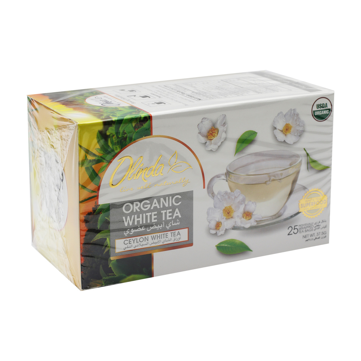 Olinda Organic White Tea 25 Teabags