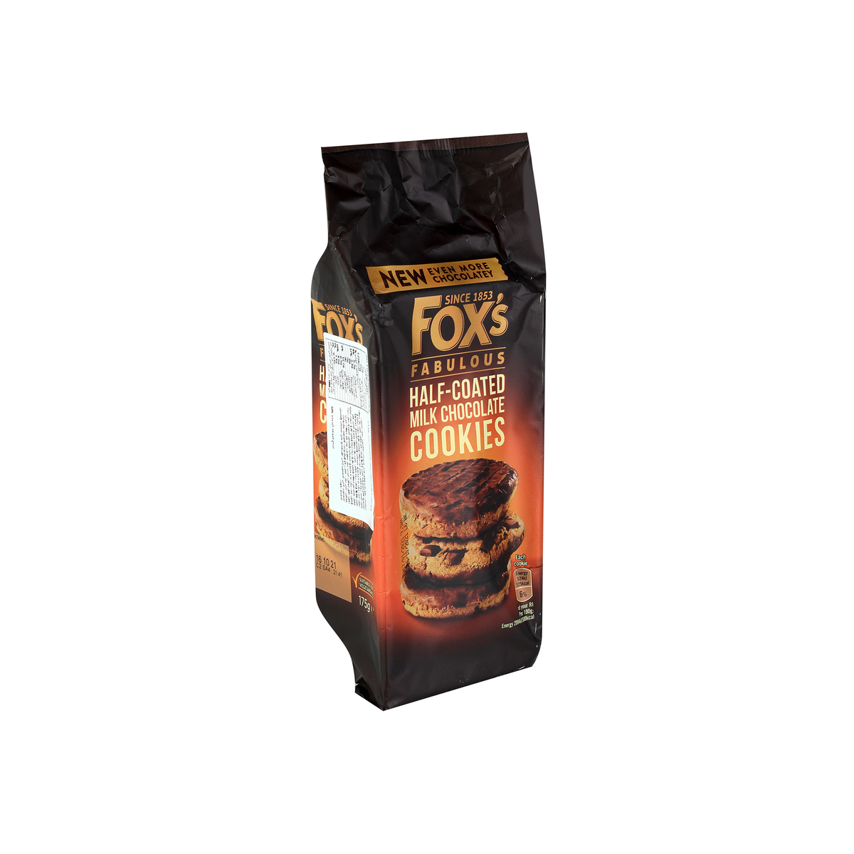 Fox's Fabulous Half-Coated Milk Chocolate Cookies 175 g