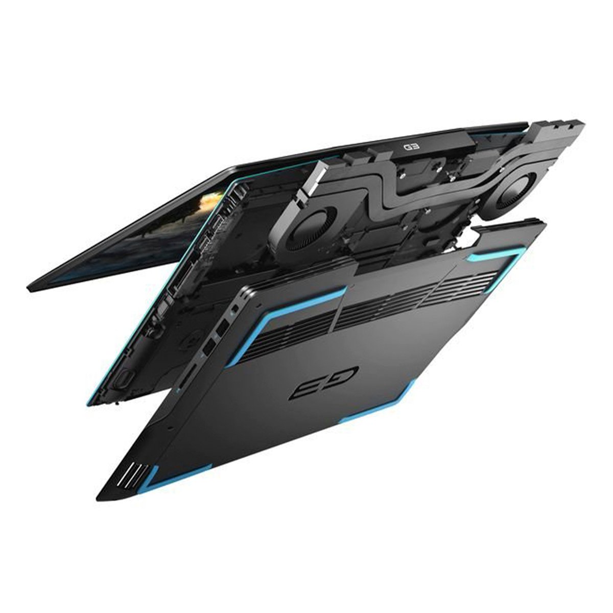 Dell 3500-G3-8300-BLK Gaming Laptop,Intel® Core i7-10750H Processor ,16GB RAM,1TB HDD ,256GB SSD,NVIDIA(R) GeForce(R) GTX 1650 4GB GDDR6,Windows10,15.6inch,Black