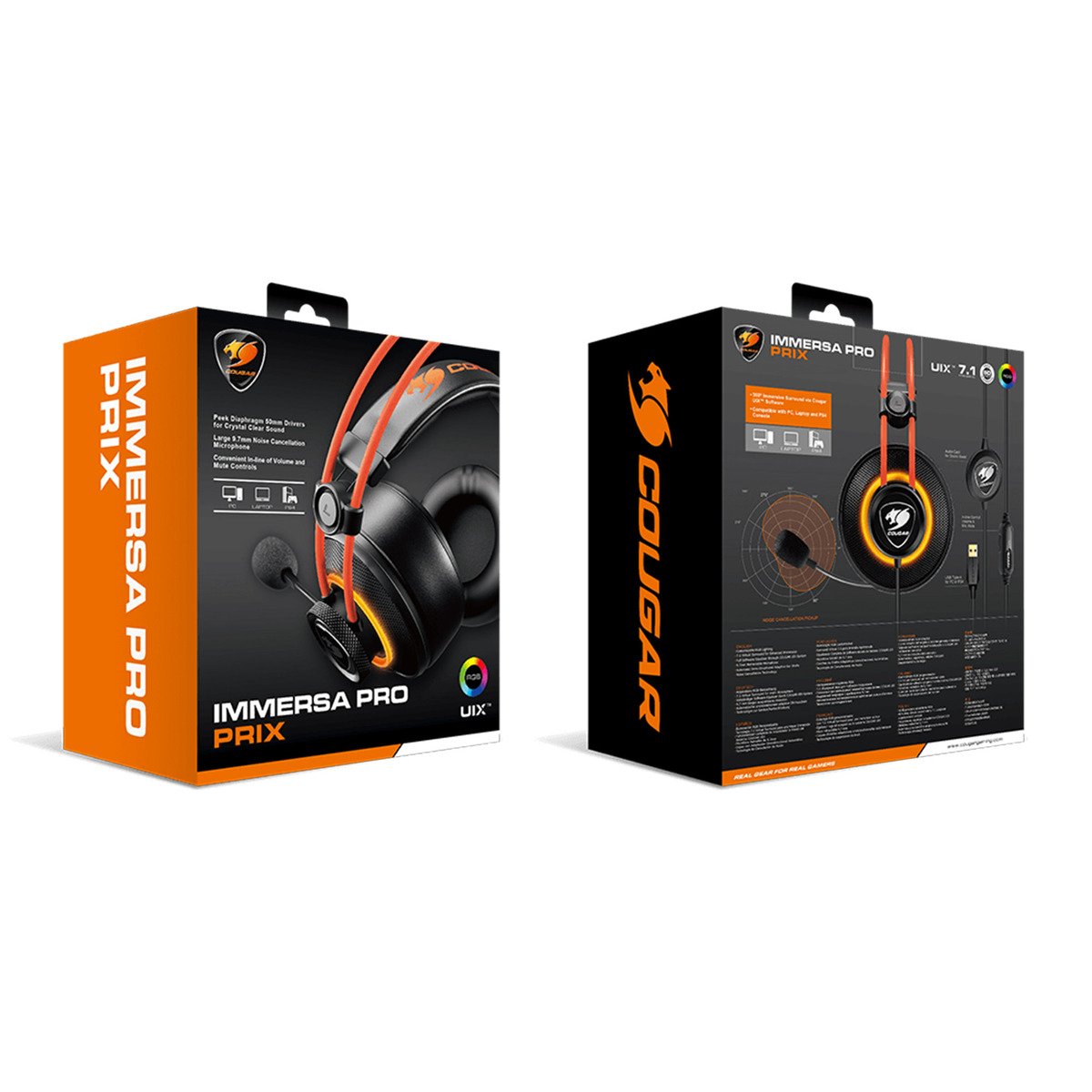 Cougar Gaming Headset Immersa Pro PRIX RGB