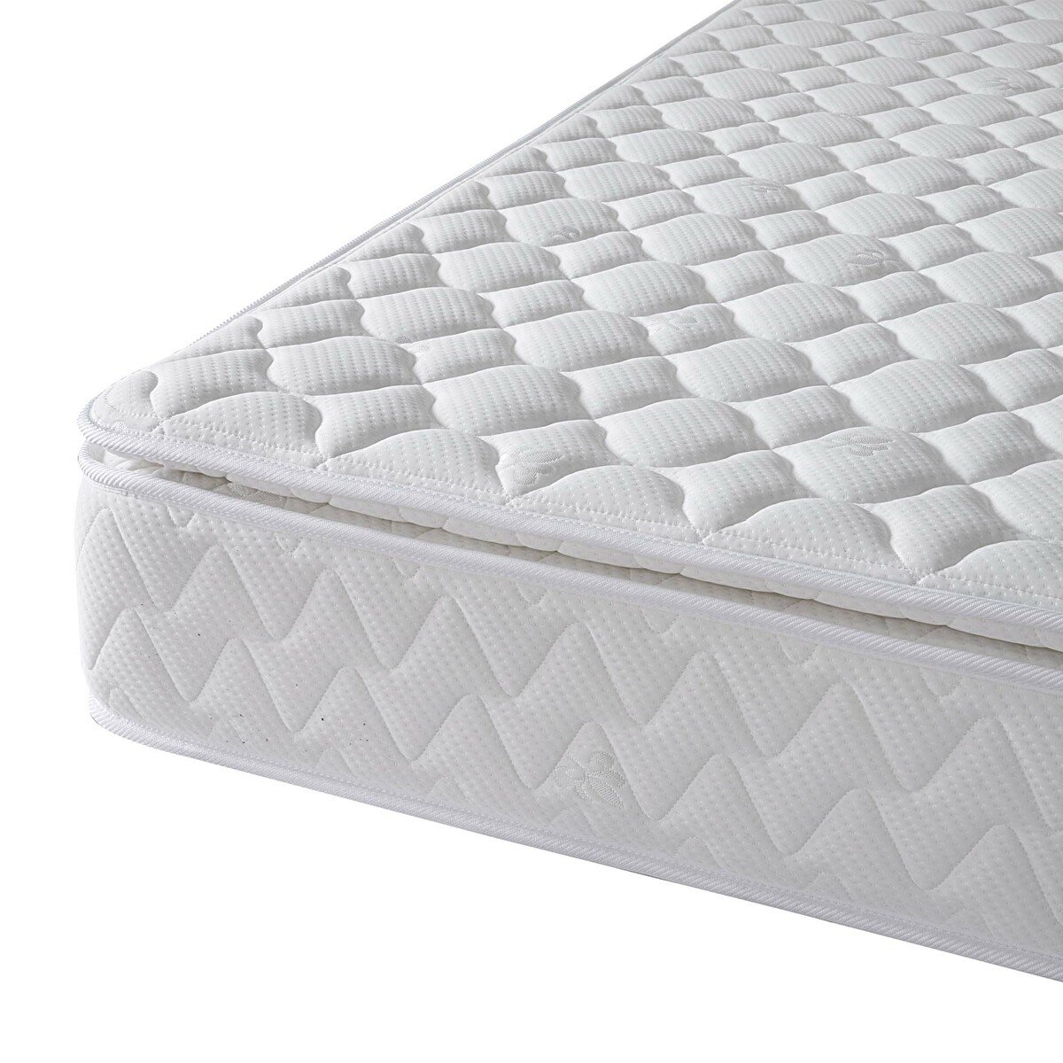 DesignPlus Spencer 1PT Mattress 190x180x28cm Bonnel Spring Comfort