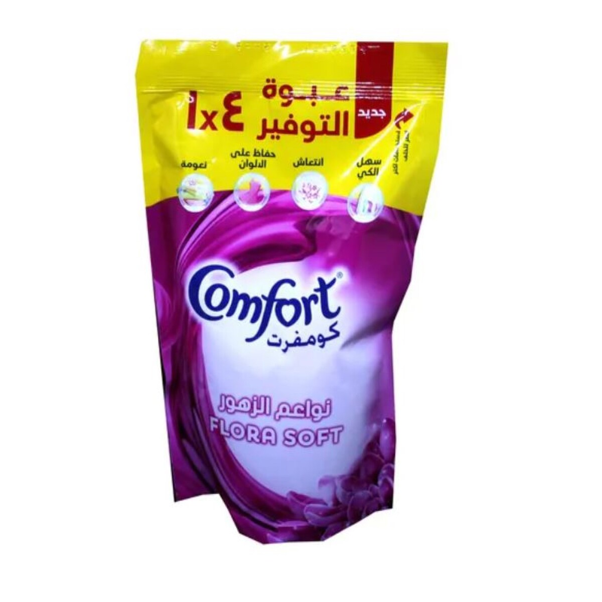 Comfort Fabric Softener for Super Soft Clothes, Flora Soft, gives  Long-Lasting Fragrance, 3l: Buy Online at Best Price in Egypt - Souq is now