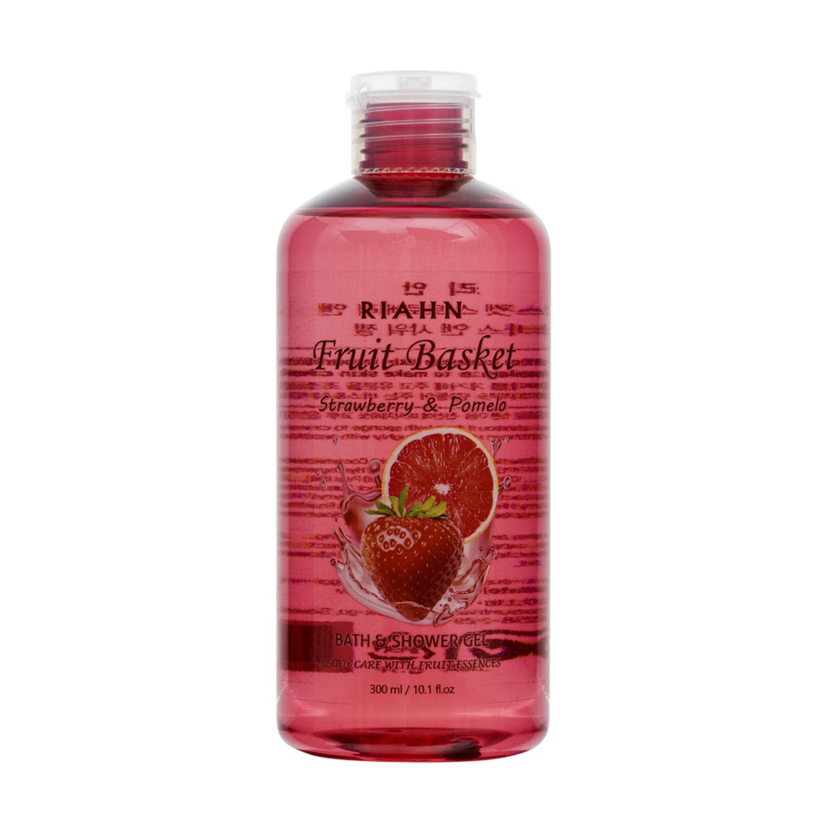 Riahn Fruit Basket Strawberry & Pomelo Bath & Shower Gel Bottle 300ml ...