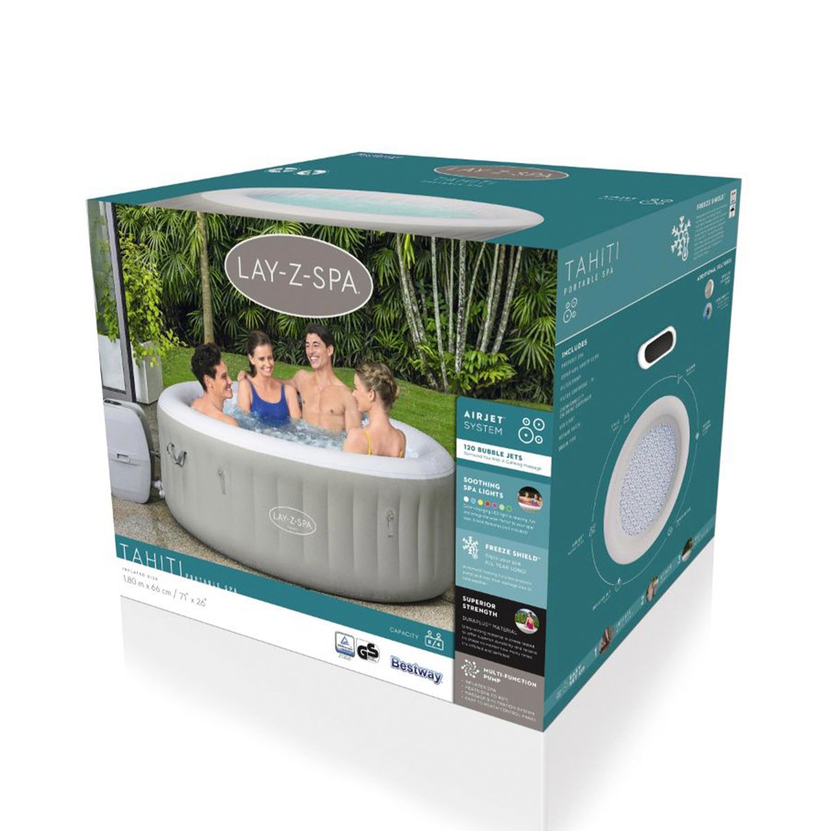 Bestway Airjet Spa Tahiti 180X66cm,60007