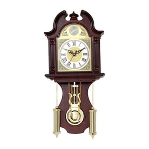 Maple Leaf Battery Operated PVC Pendulum Wall Clock 25.5x24x8cm TLD8410