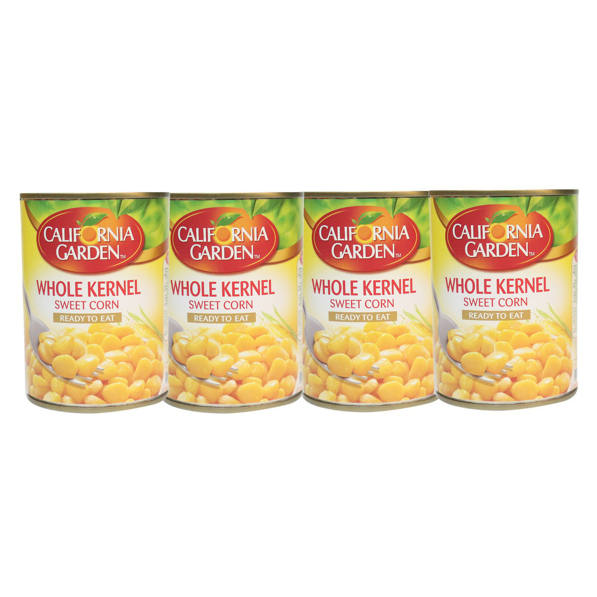 California Garden Sweetcorn Whole Kernel Value Pack 4 x 400 g