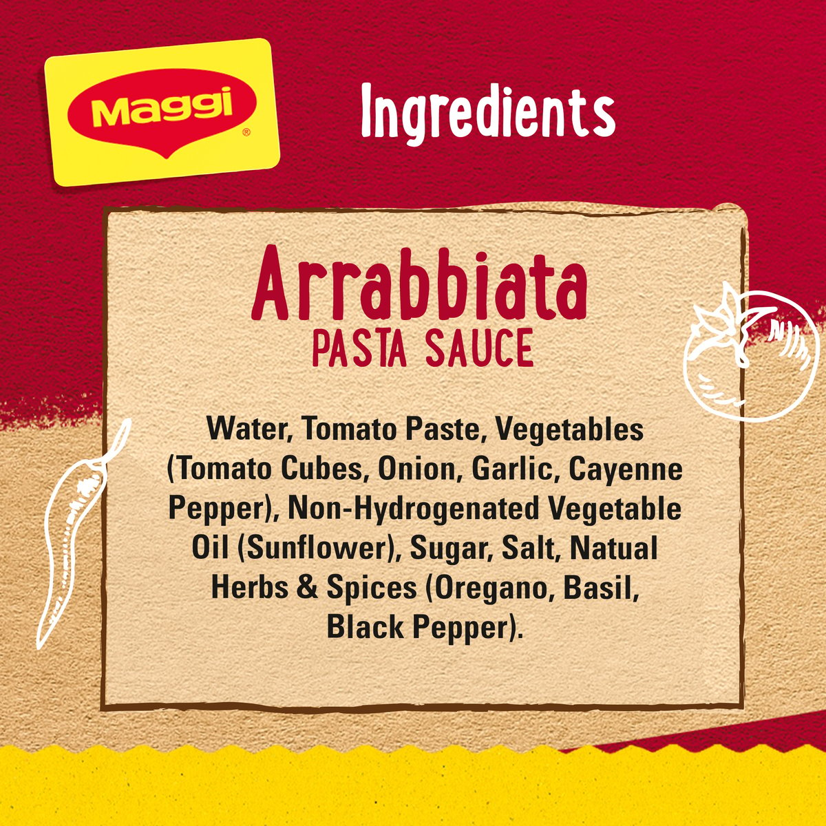 Maggi Arrabiata Pasta Sauce 400 g