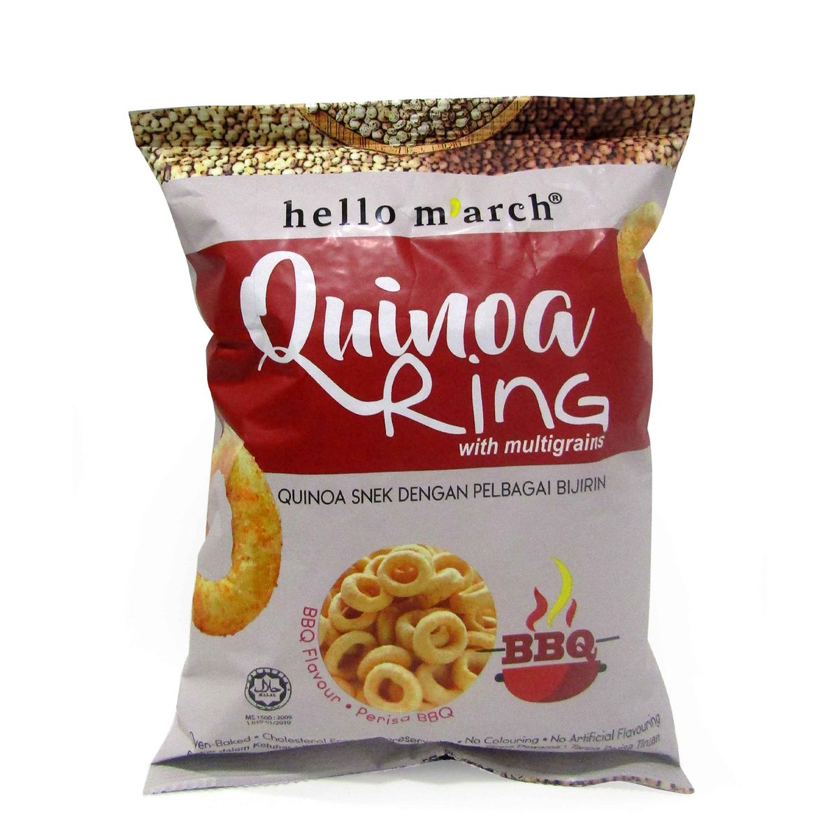 Hello March Quinoa Ring With Multigrains Bbq Flavour 75g Online At Best Price Other Crisps 7216