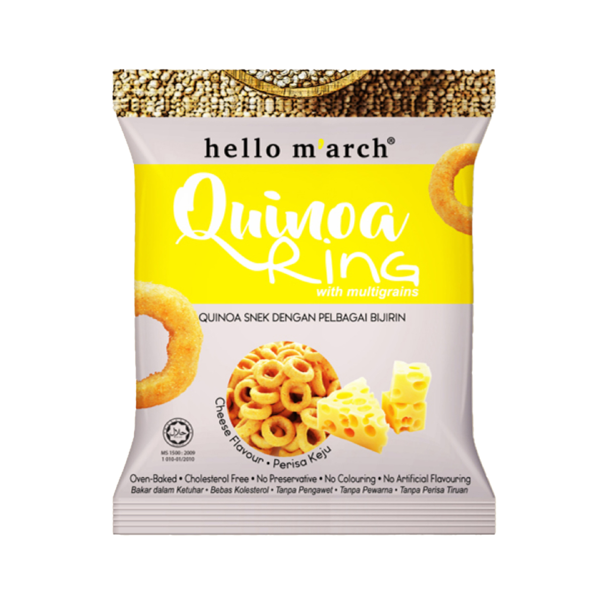 Hello March Quinoa Ring With Multigrain Cheese Flavour 75g Online At Best Price Other Crisps 0312