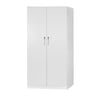 Maple Leaf Wooden Wardrobe 2Door (H180.2xW89.9xD54.9cm)DW4P White 