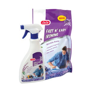 LuLu Fast N Easy Ironing Spray Lavender 500 ml + Refill 500 ml