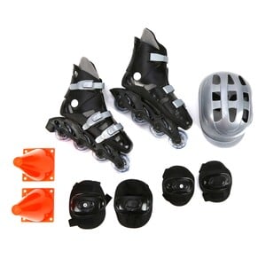 Sports Inc Skating Shoe + Helmet+ Elbow + knee support Set  210ASS, 38 Size