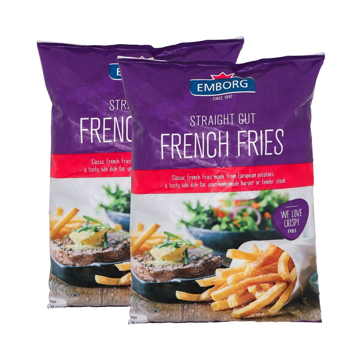 Emborg French Fries 2 x 1 kg