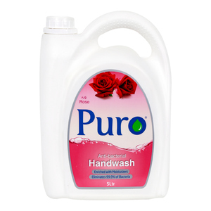 Puro Anti-Bacterial Handwash Rose 5 Litre