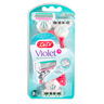 LuLu Violet Razor 4 Blade For Women 3 pcs