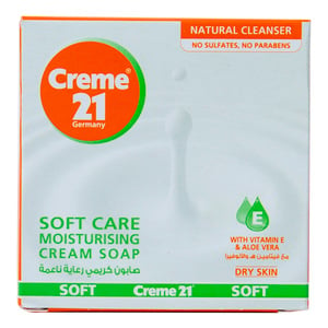 Creme 21 Soft Care Moisturizing Cream Soap 125 g