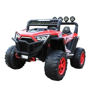 Skid Fusion Kids Battery Operated Ride On Jeep FB-911 Red