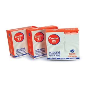 Creme 21 Cream Soap Intensive Moisturizing 3 x 125 g