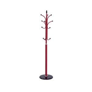 Maple Leaf Metal Coat Hanging Rack Stand Long 6206 Red