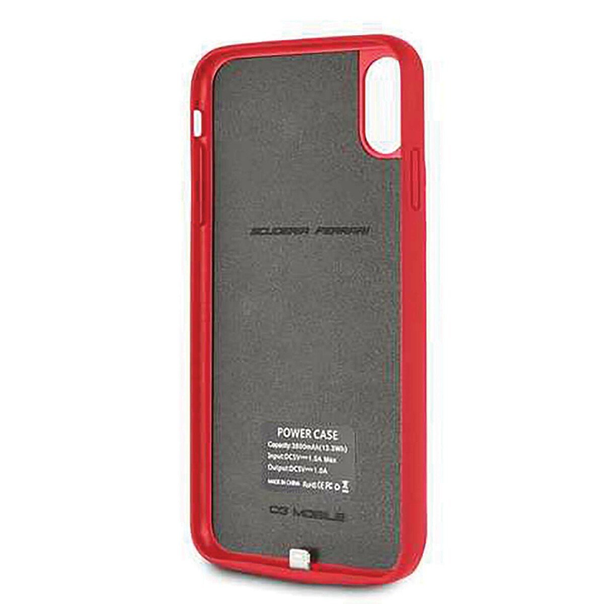 Ferrari Apple iPhone Xs Max Power Case(OQUPCFCi65R) Red