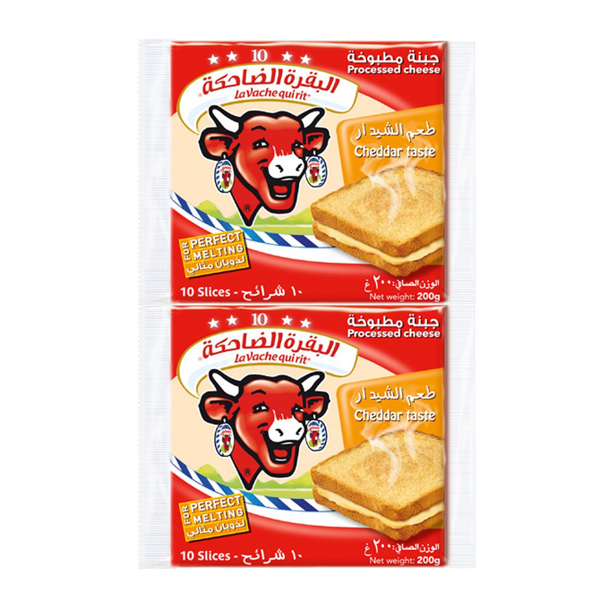 Lavache Quirit Cheddar Cheese Slices 2 x 200 g