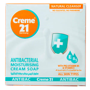 Creme 21 Anti-Bacterial Moisturizing Cream Soap 125 g