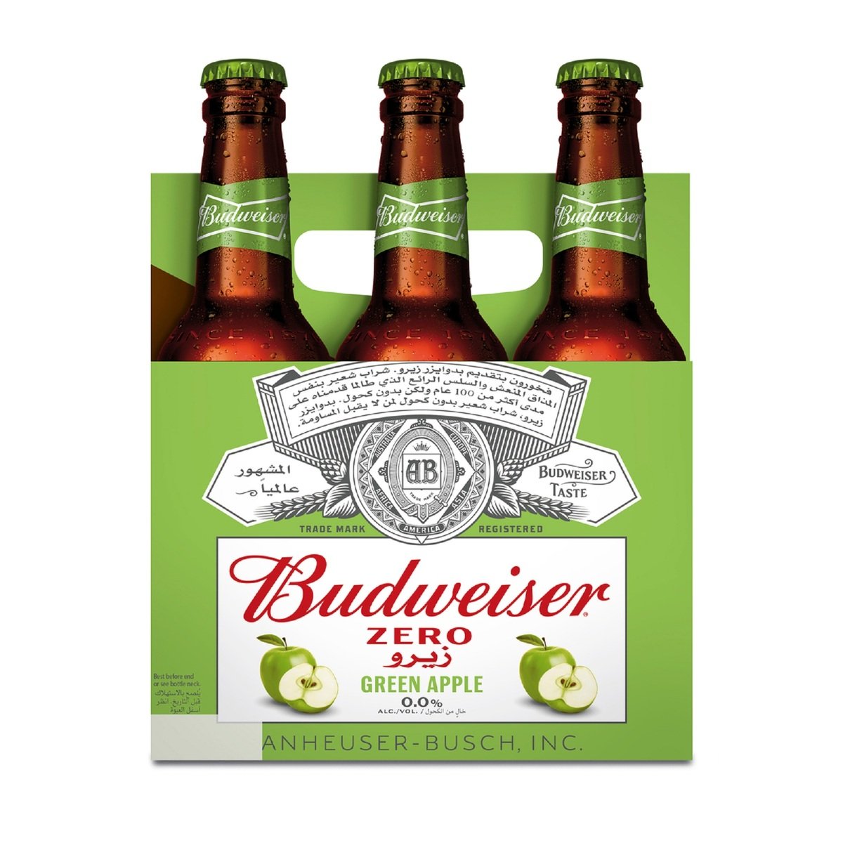 Budweiser Zero Green Apple Bottle 6 x 330ml Online at Best Price Non