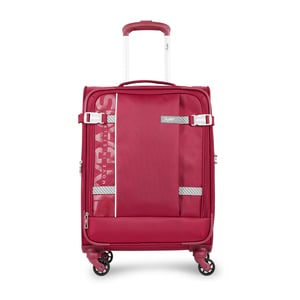 Skybags 4 Wheel Soft Trolley Snazzy, 81 cm, Caramine Red