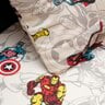 Marvel Avengers Fitted Bed Sheet for Kids -Super Soft, Fade Resistant (Official Marvel Product) 90x190+25cm RHA11982