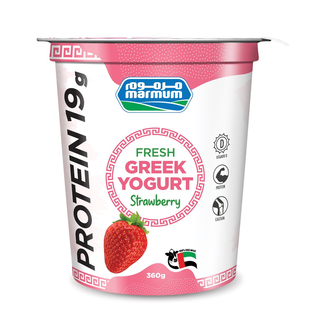 Marmum Fresh Greek Yogurt Strawberry 360 g