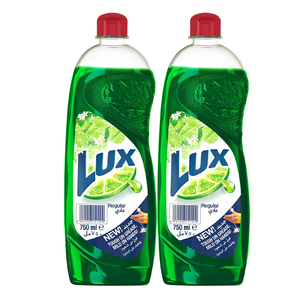 Lux Regular Dishwashing Liquid Value Pack 2 x 750 ml