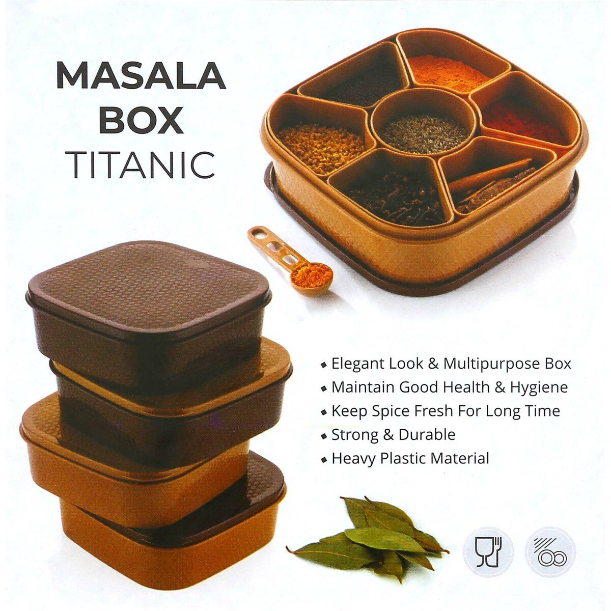 Home Plastic Masala Box