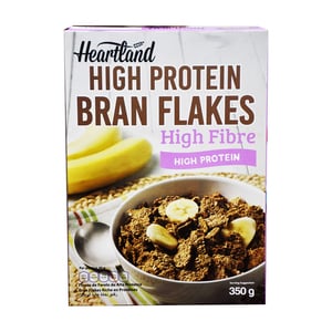 Heartland High Protein Bran Flakes Cereal 350 g