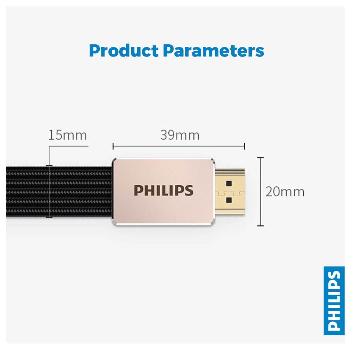 Philips HDMI 2.1 Cable 8K, 3m -SWV9030/10