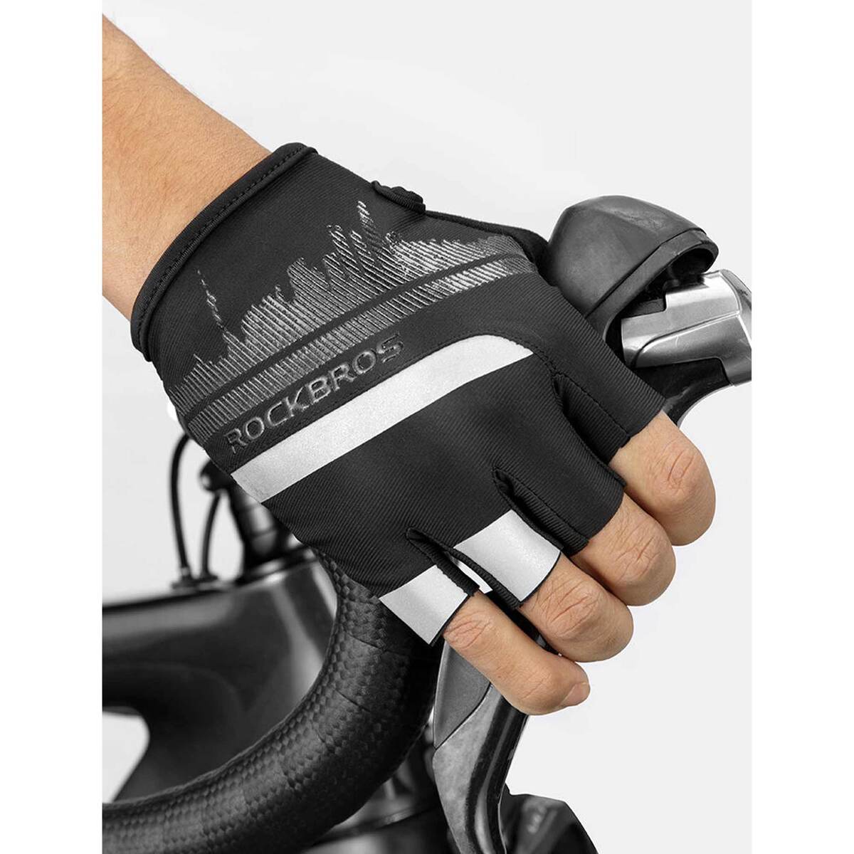 ROCKBROS Half Finger Cycling Gloves S247-XLarge