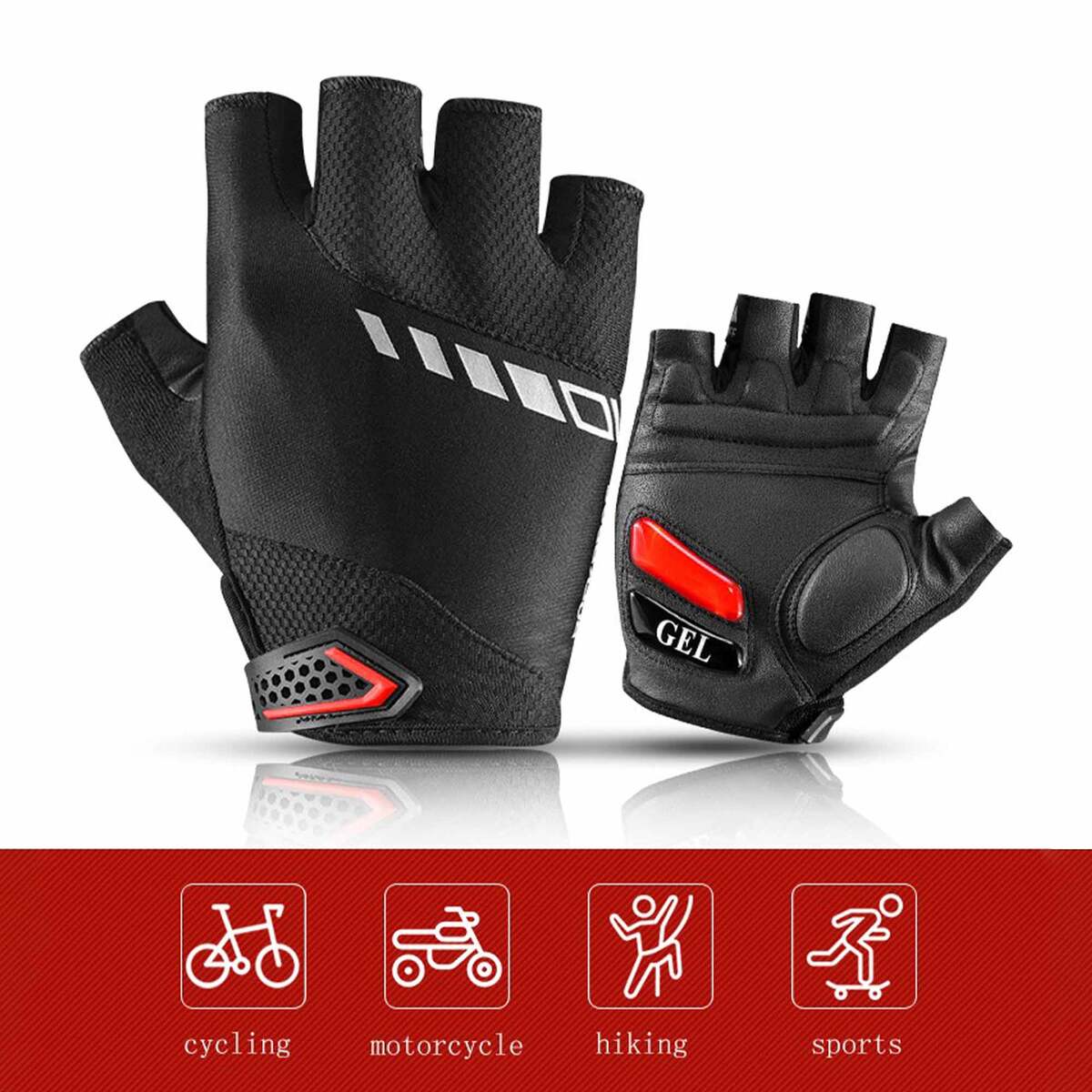 ROCKBROS Gel Liquid Silicone Cycling Gloves