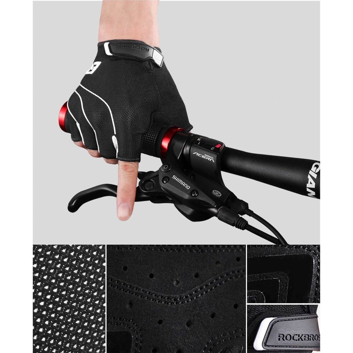 ROCKBROS Half Finger Cycling Gloves S107