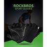 ROCKBROS Half Finger Cycling Gloves Black S106BK Small