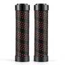 ROCKBROS Bicycle Handlebar Grips Anti-Slip Aluminum Alloy Ring Lock BTCR-BKRD Black Red